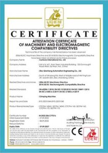 CE certificate